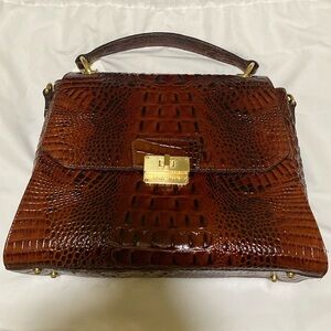 Brahmin Brinley Pecan Melbourne Genuine Leather handbag